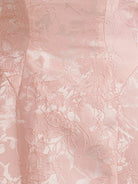 Vanille | Pink - Strapless Satin A Line Homecoming Dress With Bowknot