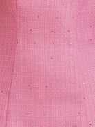 Vesper | Pink - Spaghetti Straps Beaded Sheath Homecoming Dress With Bows