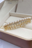 Vintage Bangs Side Pearl Hair Clip - KissProm