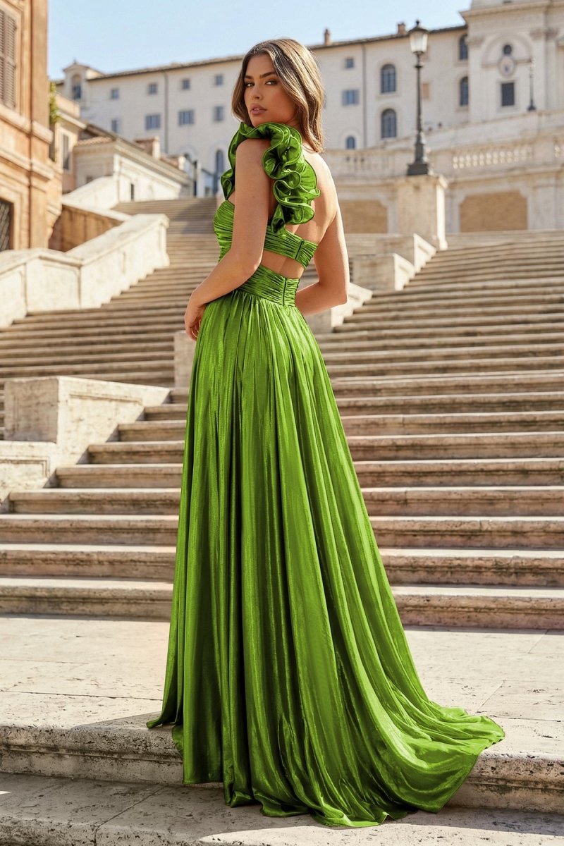 green one shoulder formal dress KissProm A-Line Fuchsia Keyhole Pleated Metallic Prom with Slit, / 00 Color:Light Peach NORDLI 4-drawer dresser - YGroup_3351 Low Iron If Needed