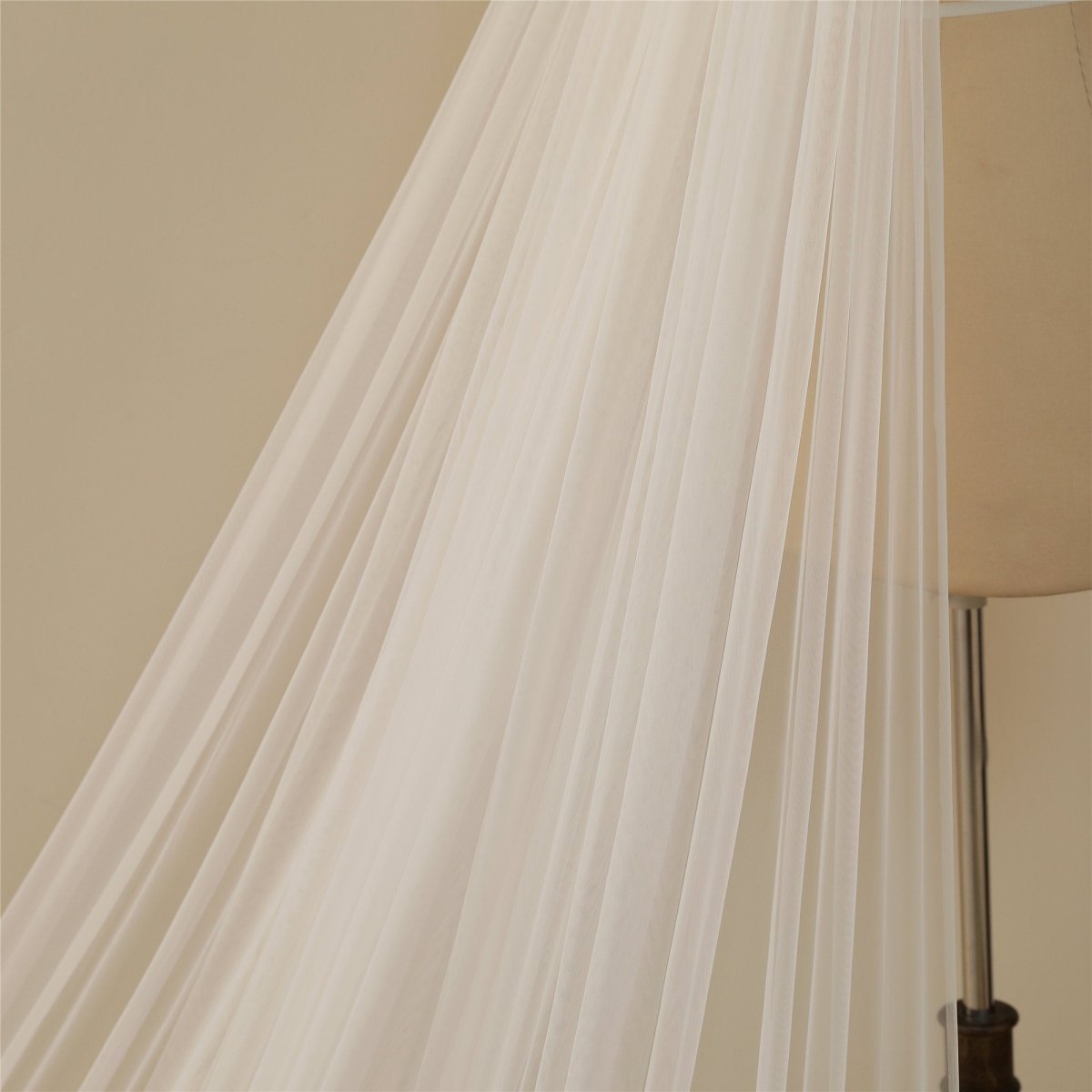 Vintage Lace Trim Transparent Wedding Veil Bridal Veil - KissProm