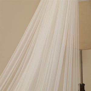 Vintage Lace Trim Transparent Wedding Veil Bridal Veil - KissProm