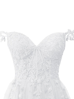 Mona | A Line Sweetheart Mint Appliques Short Homecoming Dresses