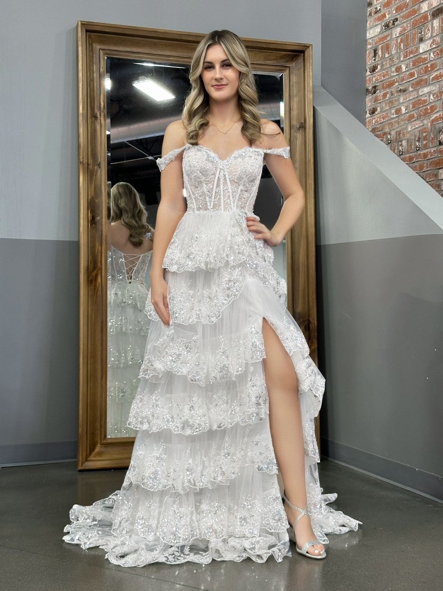 strapless open back dress Elegant Sweetheart Lace-Up Back A-Line Ice Blue Prom Dress PSK121