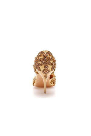 Woman's Wedding Shoes Pointed Toe rhinestone Stiletto – Shoes by KissProm | Available at KissProm