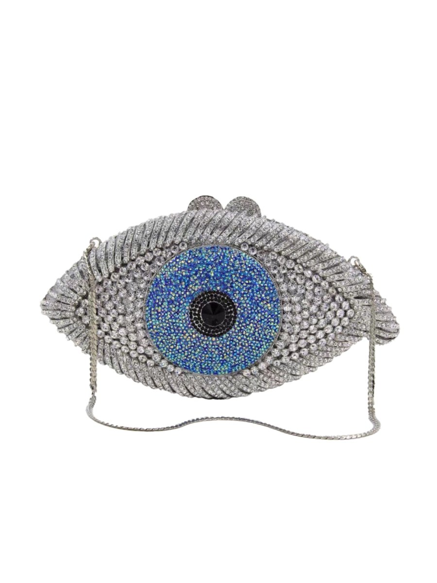 Women’s EYE SEE U Rhinestone Evening Clutch bags Handmade - KissProm