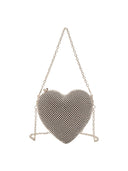Women’s Heart Shape Evening Clutch Bag - KissProm