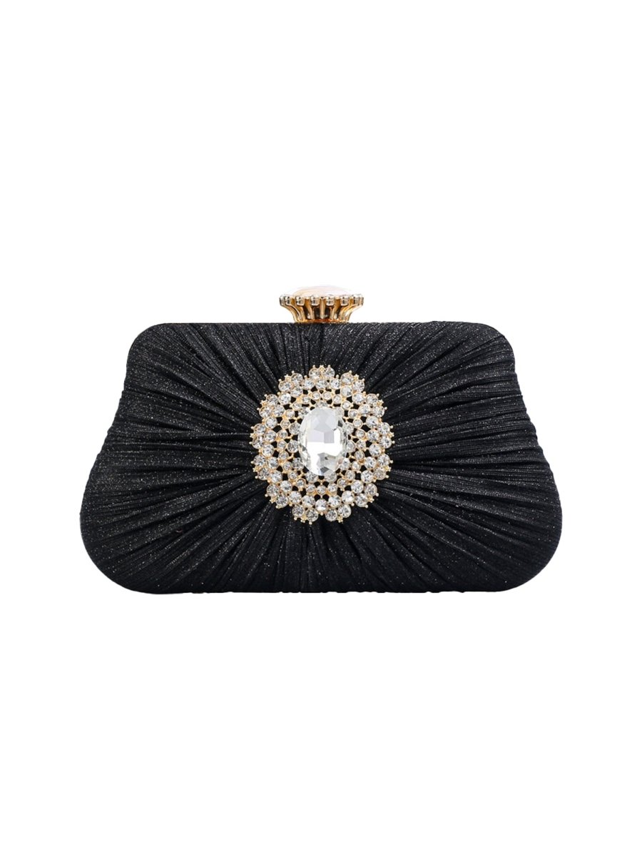 Women’s Large Rhinestone Evening Clutch Bags - KissProm