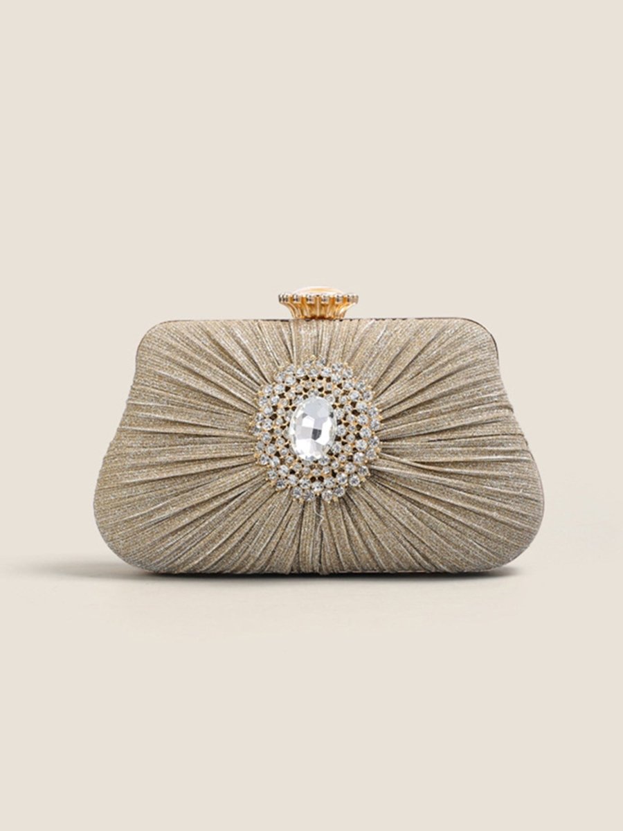 Women’s Large Rhinestone Evening Clutch Bags - KissProm