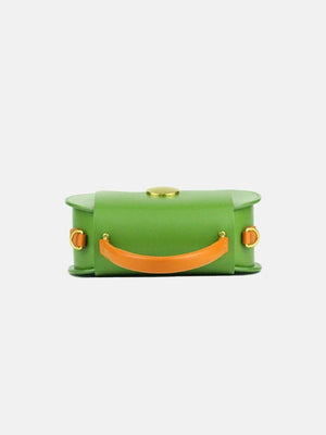 Women’s Mini Flap Genuine Leather Clutch Bags with Crossbody Strap - KissProm