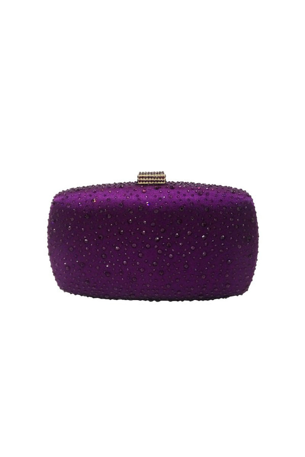 Women’s Rhinestones Evening Clutch in Satin - KissProm