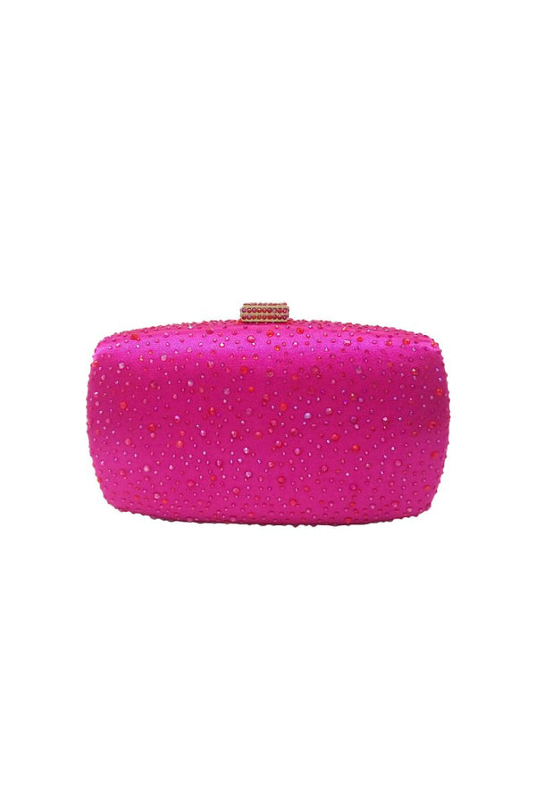Women’s Rhinestones Evening Clutch in Satin - KissProm