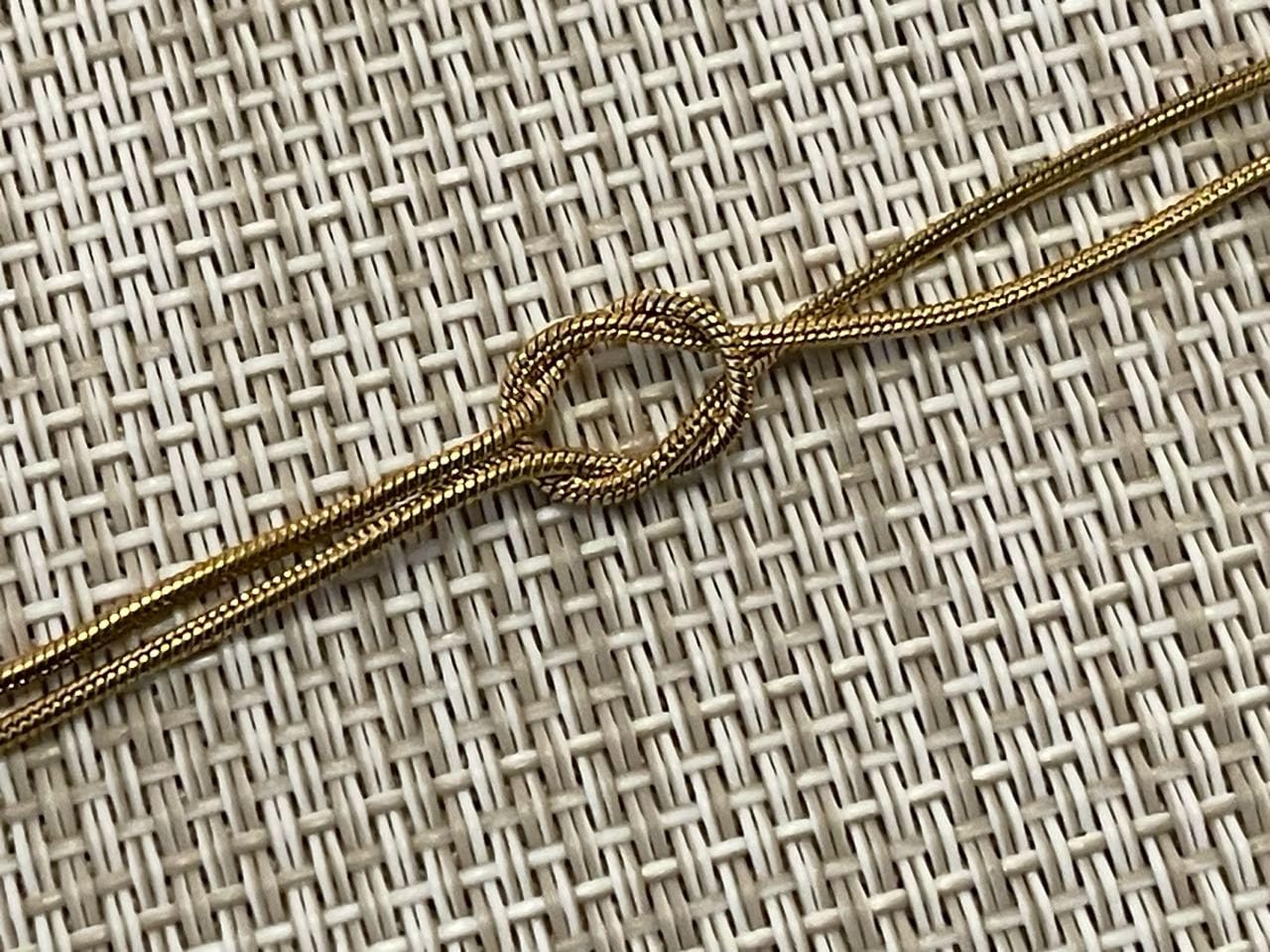 Gold Love Knot Snake Chain Bracelets - KissProm