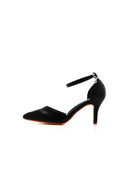 Women's Wedding Shoes Pointed Toe Ankle Strap Stiletto Heels - KissProm