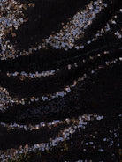 Yarah  |Sheath One Shoulder Blue Sequins Homecoming Dress with Feather