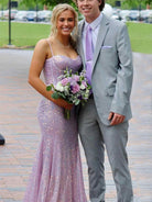 Yoshi | Mermaid Sweetheart Sky Blue Sequins Prom Dresses - KissProm