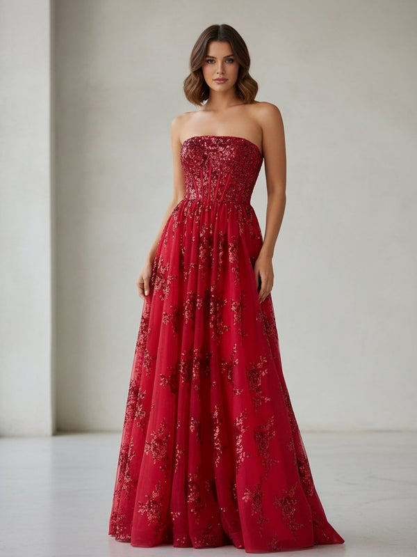 zara formal dresses Zara A line Royal Blue Sequined Lace Long Prom Dress with Pockets