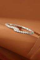 Silver Strencth Round Cuff Tennis Bracelets - KissProm