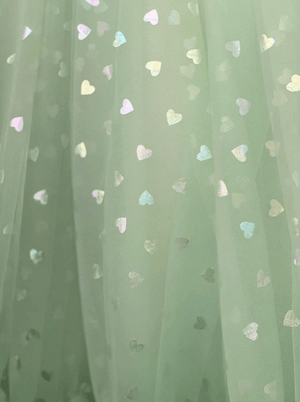 Sweetheat Neck Maxi Length Tulle Prom Dress - KissProm