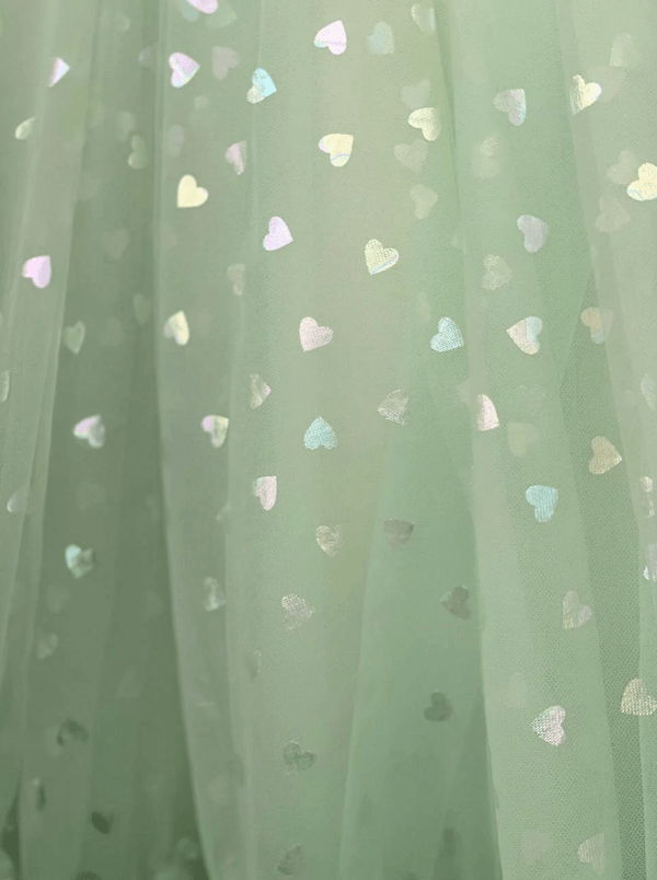 Sweetheat Neck Maxi Length Tulle Prom Dress - KissProm