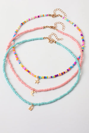 Three - color Boho Style Necklace - KissProm