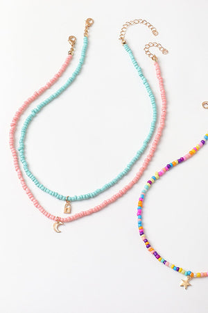 Three - color Boho Style Necklace - KissProm