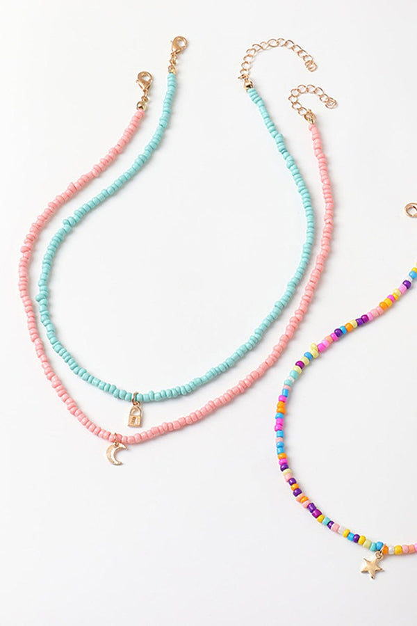 Three - color Boho Style Necklace - KissProm
