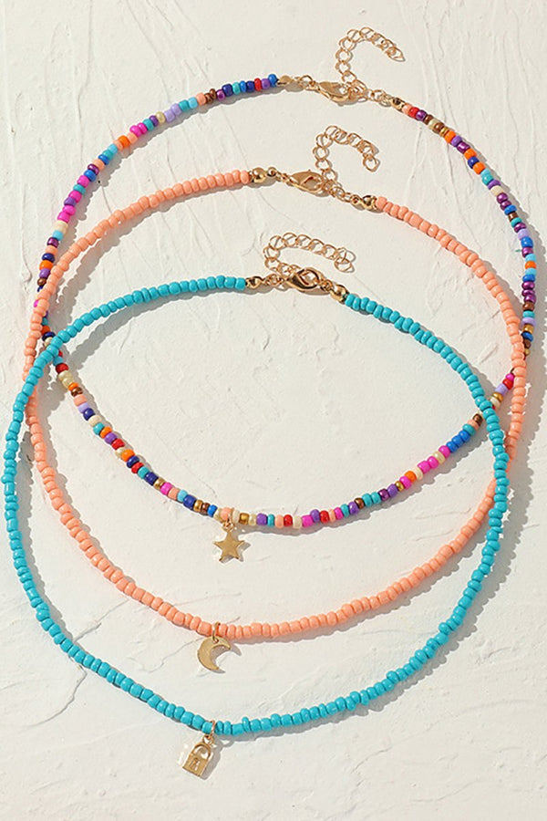 Three - color Boho Style Necklace - KissProm