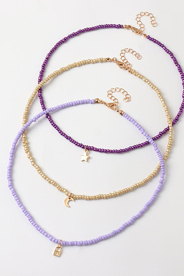 Three - color Boho Style Necklace - KissProm