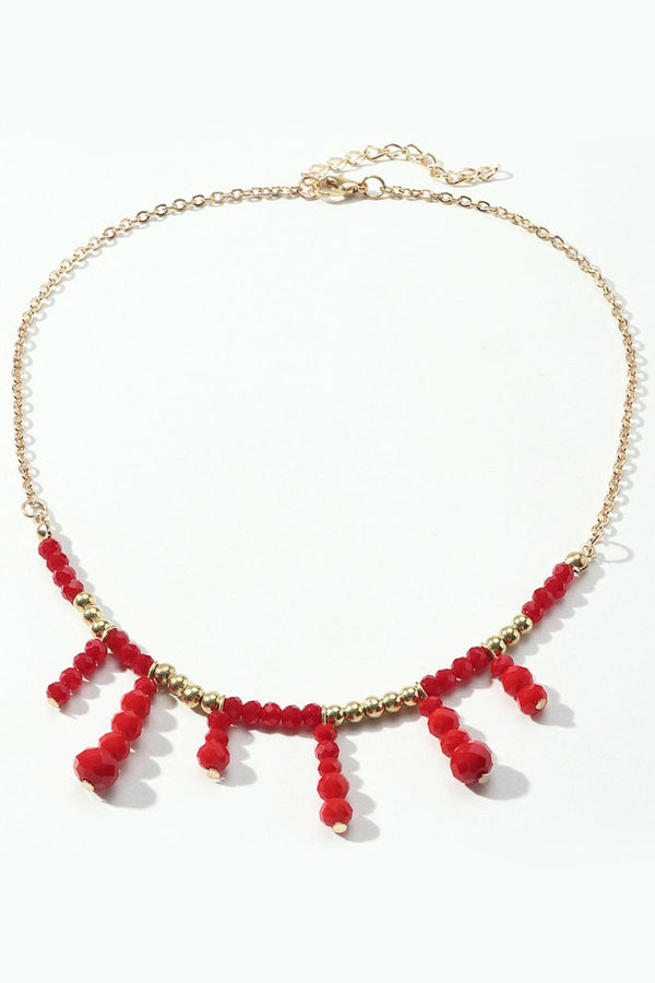 Boho Style Red Necklace - KissProm