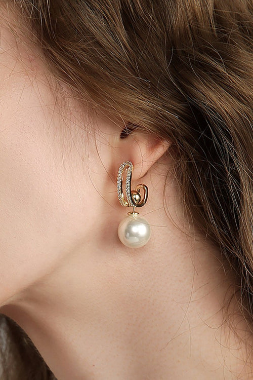 Pearl Elegant Trendy Earrings - KissProm
