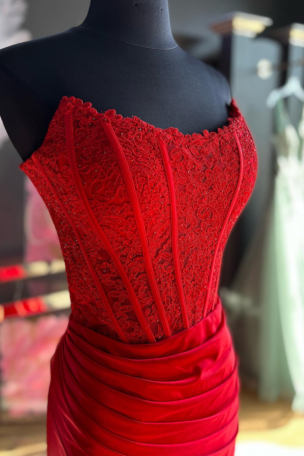 Red Corset Dress -  Canada