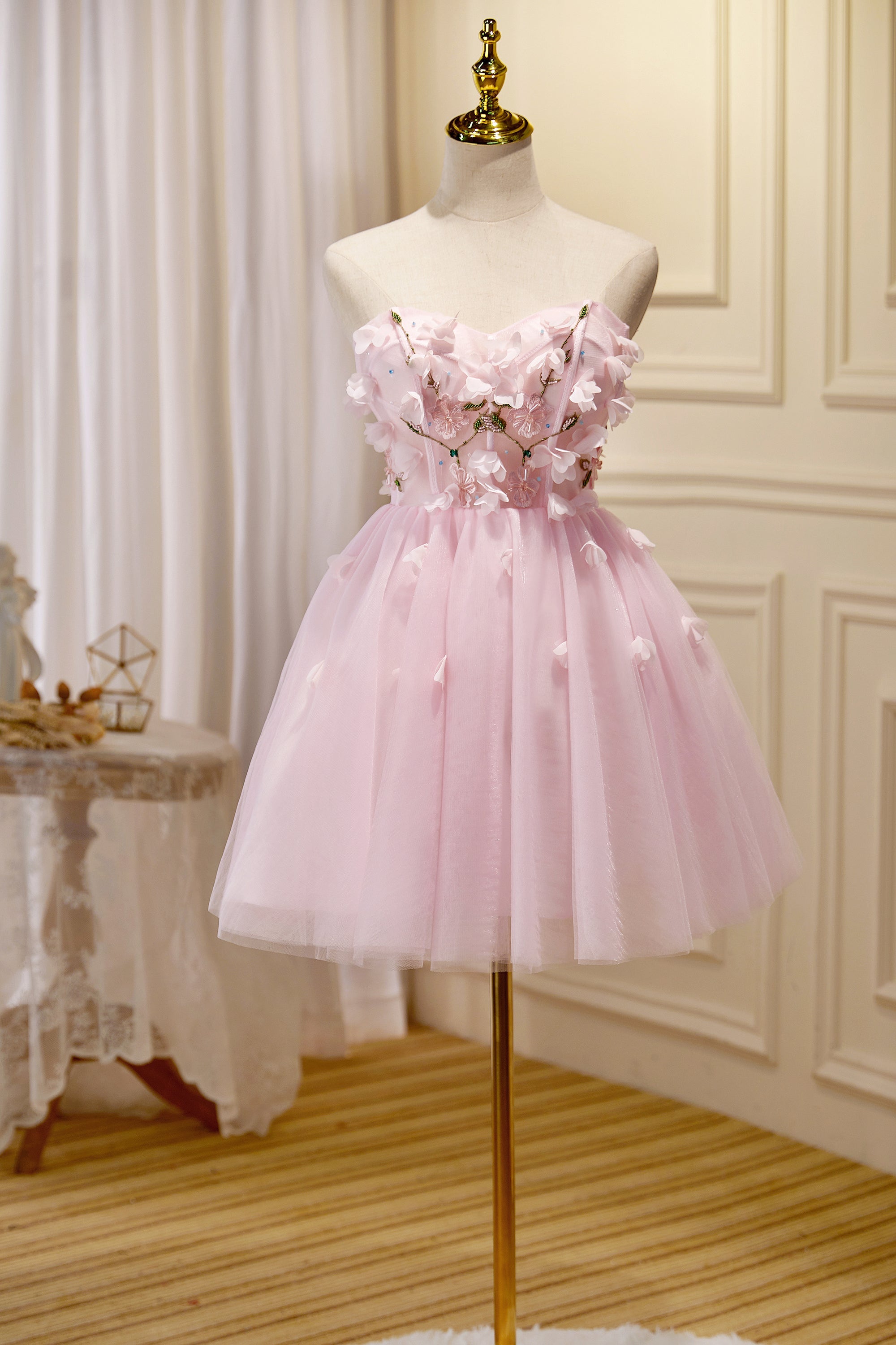 Wisteria |A-line Tulle Short Homecoming Dress