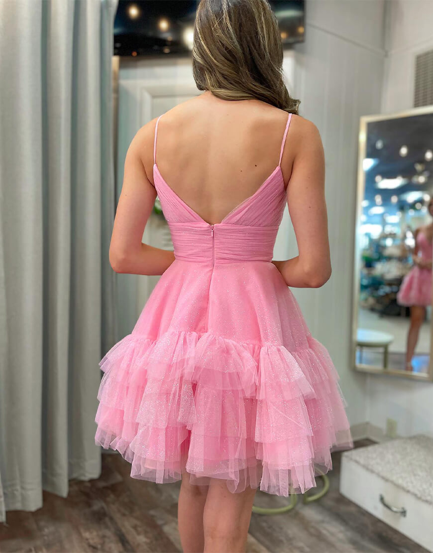 Valentina | Short A-Line Sparkling Homecoming Dress