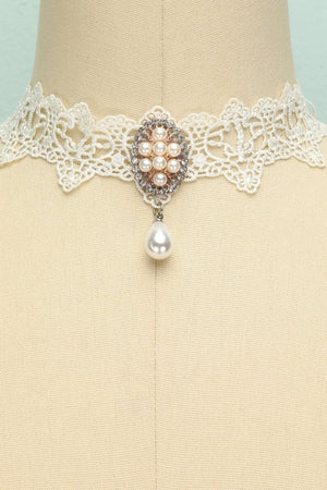 Retro Lace Choker - KissProm