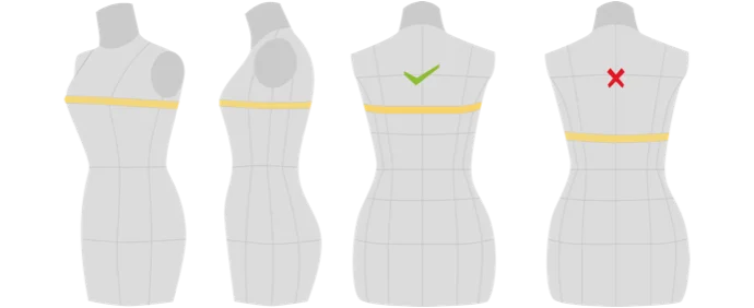 Bust size guide
